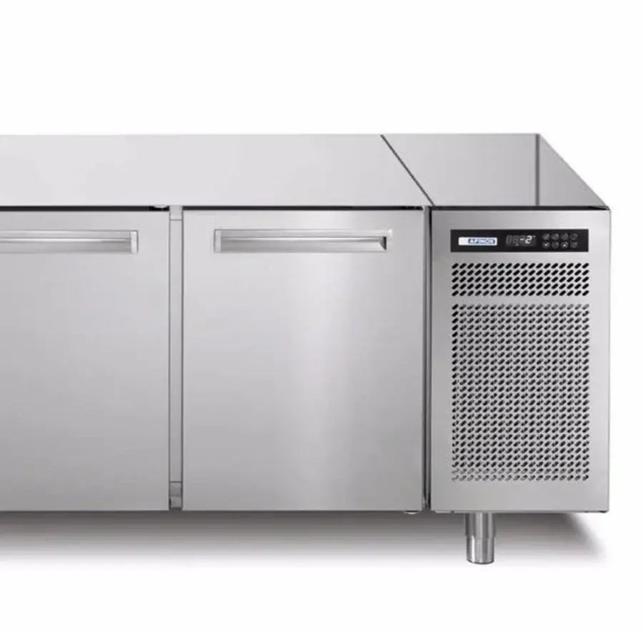 Bakery Refrigerated Workbench | 590L | 3 Doors (EN600x400) | -2°C/+7°C | Forced Air | 0.25kW | 2004x790x800(h)mm