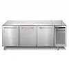Afinox Bakery Refrigerated Workbench | 3 Doors | Forced Cooling | 360L | -2°C/+7°C | 2004x790x800(h)mm
