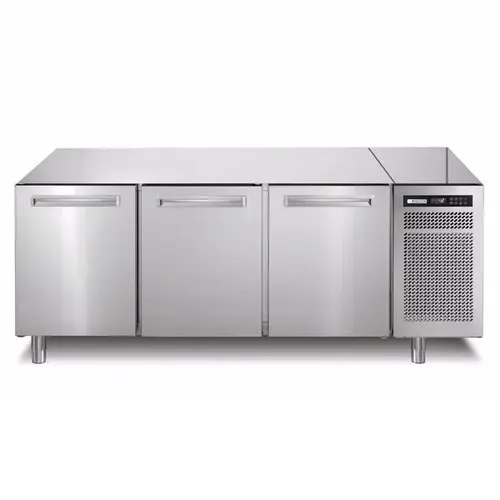  Afinox Bakkerij Koelwerkbank | 3 Deuren | Geforceerd  | 360L | -2°C/+7°C  | 2004x790x800(h)mm 