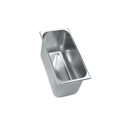  HorecaTraders Stainless steel ice cream tub - 360x165x70mm 