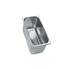 HorecaTraders Eiscremebehälter aus Edelstahl – 360 x 250 x 80 mm