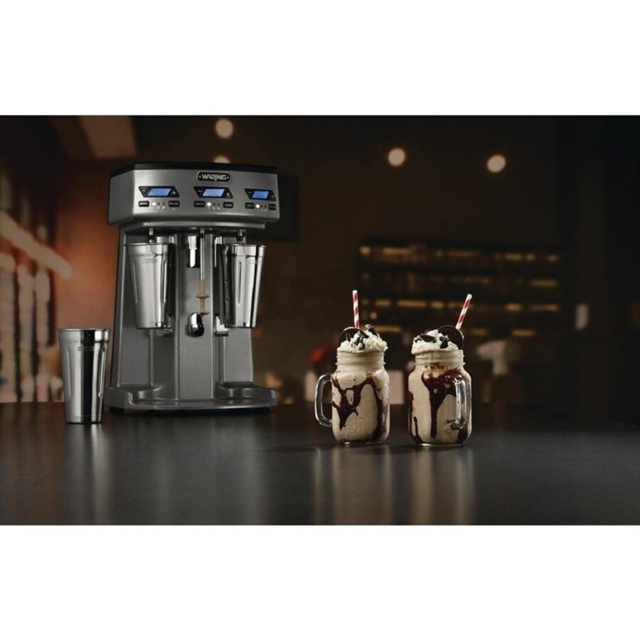 Three-spindle drink mixer | powder-coated steel | 50.165x33.02x26.67cm