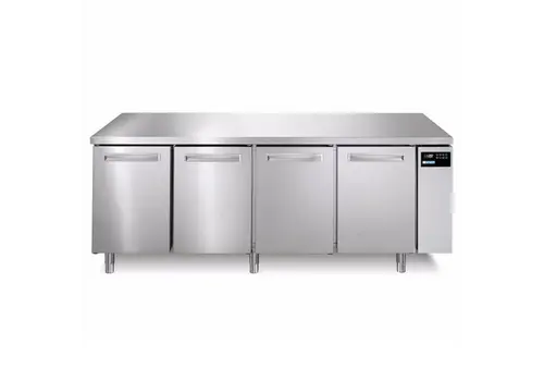  Afinox Kühltheke für Bäckereien | 480 l | 4 Türen | 2420 x 850 x 800 mm 
