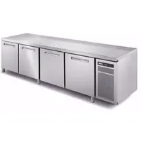 Gekühlte Bäckerei-Werkbank | 480 l | 4 Türen | 2560 x 800 x 900 mm
