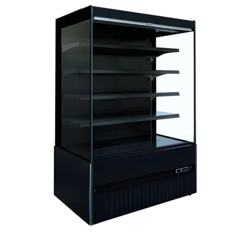  HorecaTraders Refroidisseur mural noir | 1935 x 665 x 1920 mm | +2/+8 °C | 4 étages 