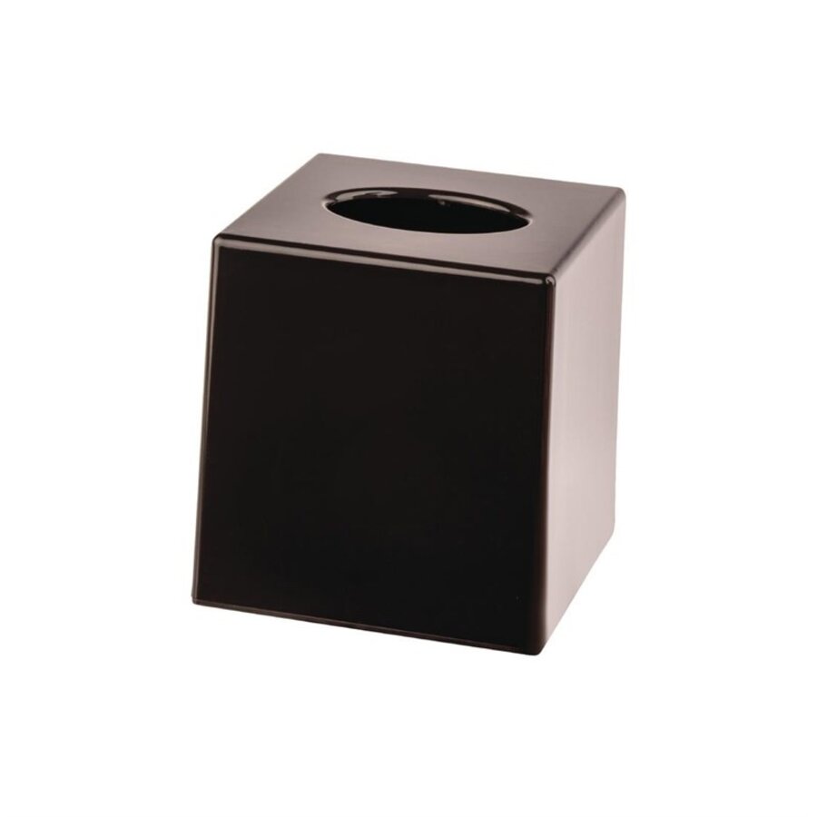 Tissue Box Square | Black