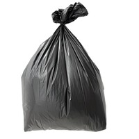 Sacs poubelle noirs recyclés | 120 L | 20 kg | (100 unités)