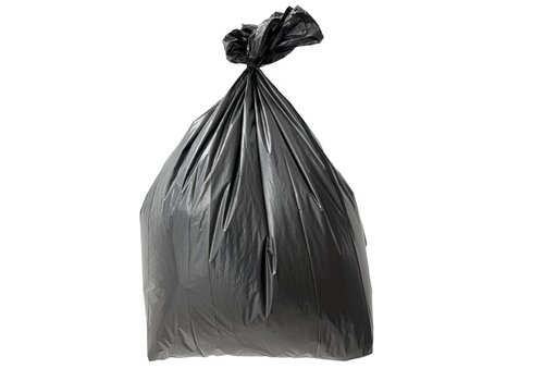  Jantex Black recycled garbage bags | 120L | 20kg | (100 pcs) 