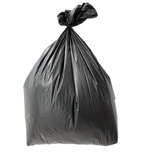  Jantex Schwarze Müllsäcke aus Recyclingmaterial | 120 l | 20 kg | (100 Stück) 