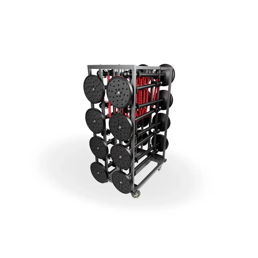 Transportkar afzetpalen | 123x80x193 cm | Capaciteit 16