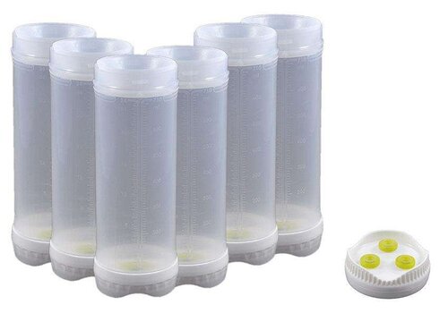  Horeca Traders Dosing Bottle - 709ml - Set of 6 - Triple Valve - FFO-5423-000 