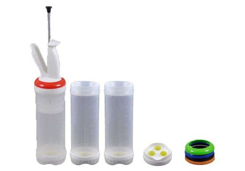  Horeca Traders Horeca Traders Portionsdosiersystem - Portion Pal - 709 ml - 3er-Set - Dreifachventil - FFO-2423-000 