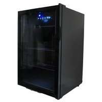 Kompakter Tischkühlschrank 115 l – Schwarz | Energieeffizient und leise