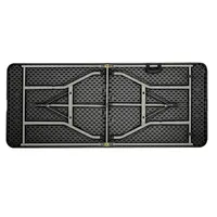 Table pliante rectangulaire 183 cm noire – Structure en acier et plateau en PEHD