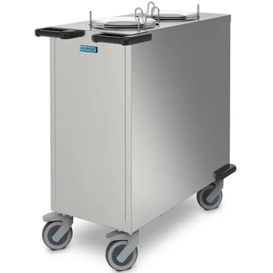 Horeca Traders Bordenstapelaar  RVS  Onverwarmd  144 Borden Ø180-330mm