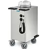 Hupfer Stainless Steel Plate Dispenser ≤70°C Static 83 Plates Ø190-260mm 0.9kW (230V) Wheels (Braked) 610x460x1072(h)mm