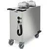 Hupfer Stainless Steel Plate Dispenser ≤70°C Static 122 Plates Ø180-330mm 1.5kW (230V) Wheels (Braked) 1050x530x1072(h)mm