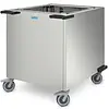 Hupfer Stainless Steel Tableware Stacker Unheated Platform 600x600mm Wheels (Braked) 902x760x900(h)mm
