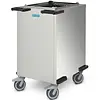 Hupfer Stainless Steel Tableware Stacker Unheated Platform 470x340mm Wheels (Braked) 711x529x923(h)mm