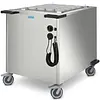 Stainless Steel Dish Dispenser ≤80°C Forced Air Baskets Max. 650x530mm 2kW (230V) Wheels (Braked) 992x760x1082(h)mm