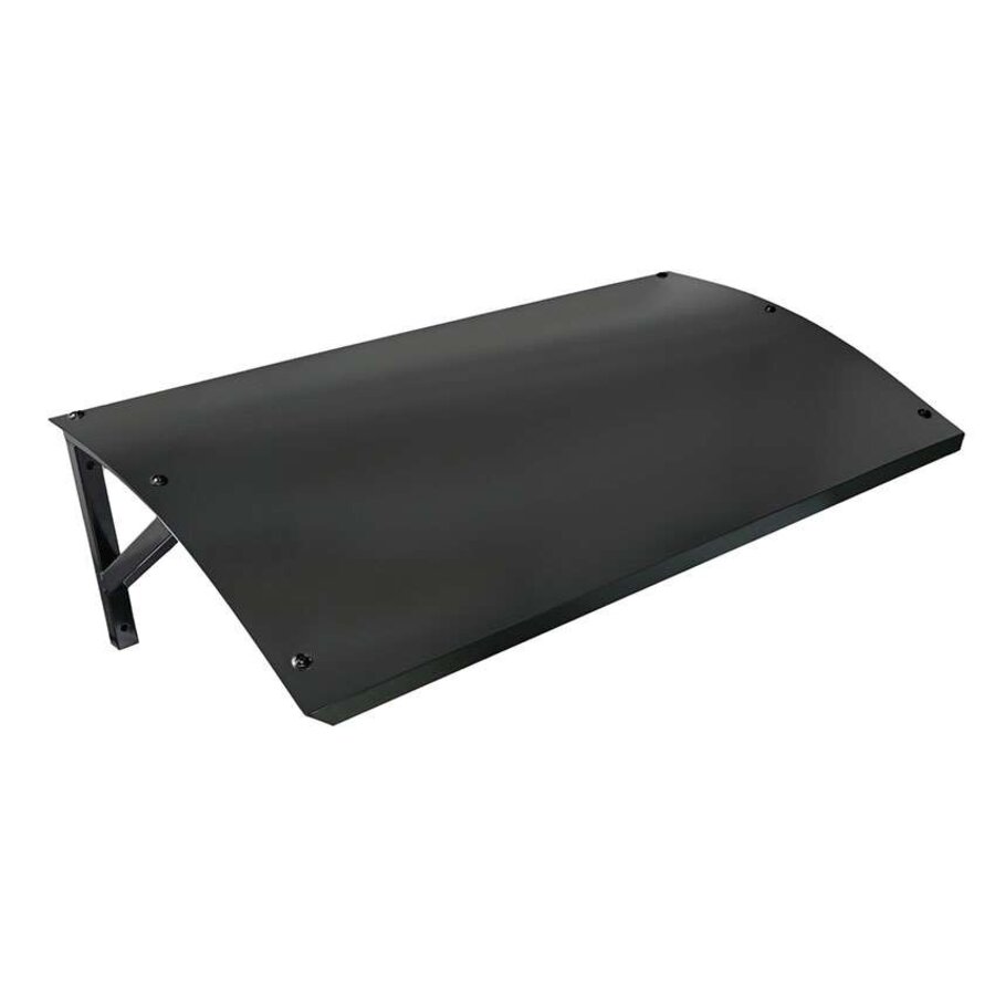 Protective roof - Galvanized steel - Black - 1150x640mm