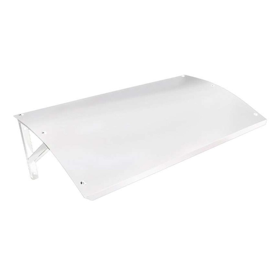 Protective roof - Galvanized steel - White - 1150x640mm