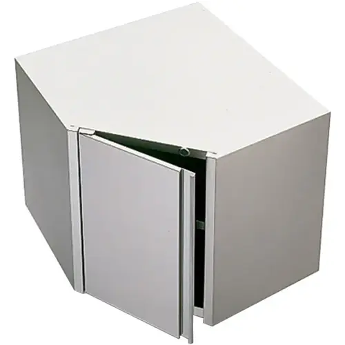  HorecaTraders Stainless Steel Corner Workbench Low Model Swing Door 800x800x600(h)mm 