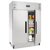 HorecaTraders Polar G-Serie Gewerbekühlschrank 1200L – Doppeltür Edelstahl (G594)