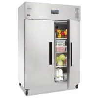 Polar G-Serie Gewerbekühlschrank 1200L – Doppeltür Edelstahl (G594)