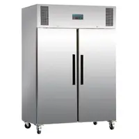 Polar G-Serie Gewerbekühlschrank 1200L – Doppeltür Edelstahl (G594)