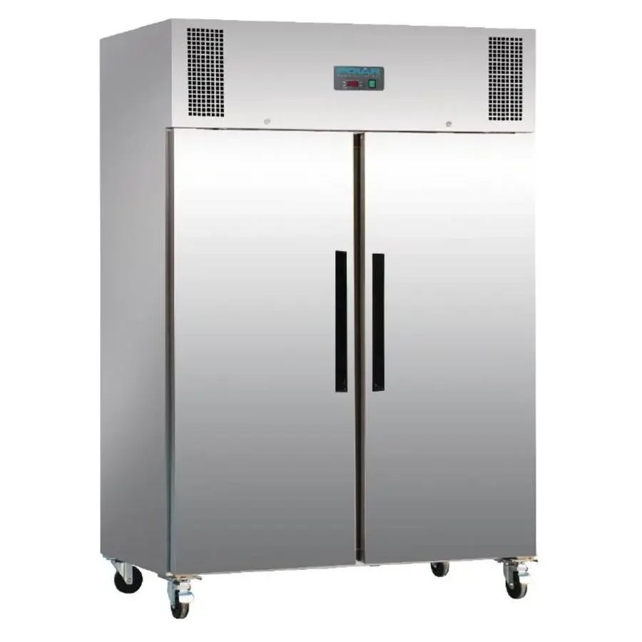 Polar G-Serie Gewerbekühlschrank 1200L – Doppeltür Edelstahl (G594)