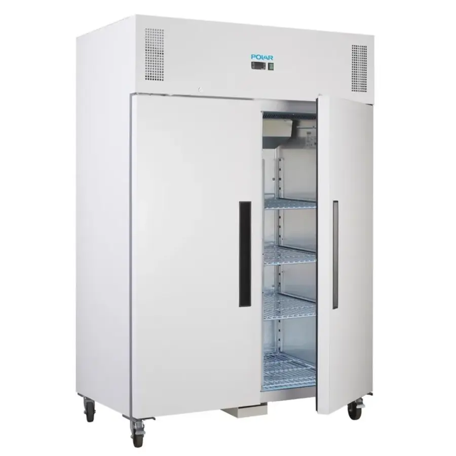 Réfrigérateur commercial Polar série G PG042 1200 L – Double porte blanc