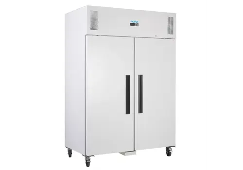  HorecaTraders Upright Freezer with Double Door | 1152L | White 