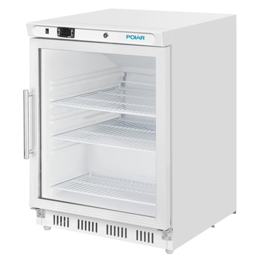 Polar C-Series Under Counter Display Fridge White - 150Ltr