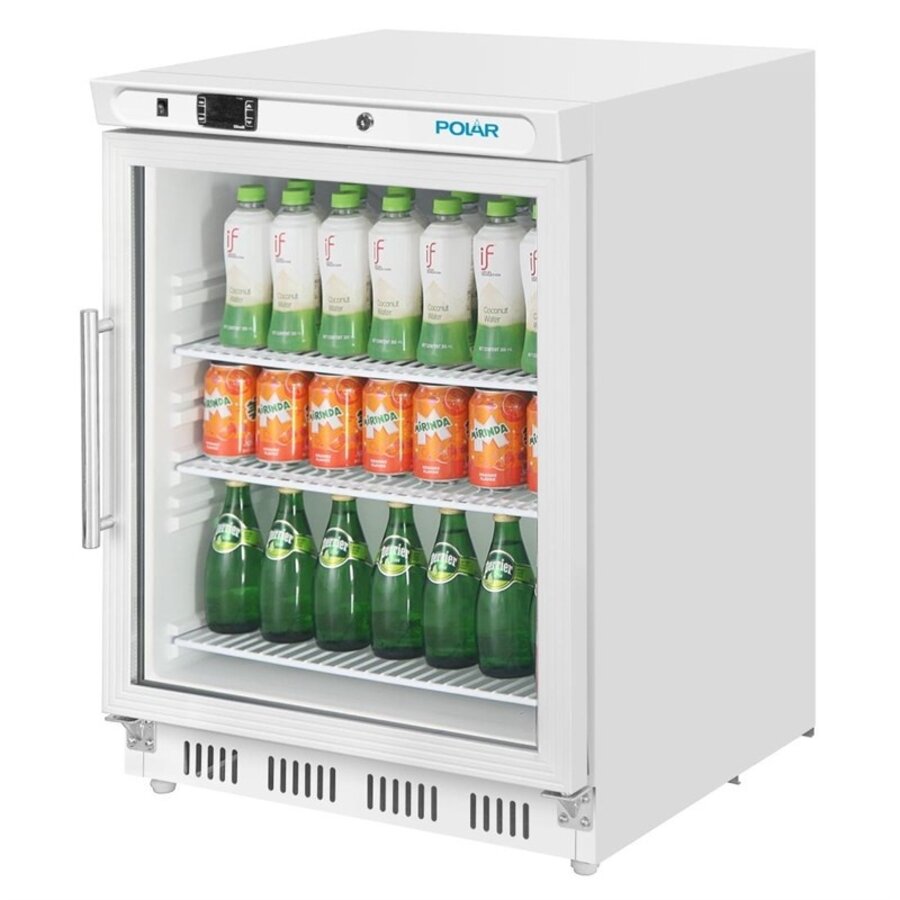 Polar C-Series Under Counter Display Fridge White - 150Ltr