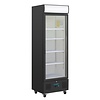 HorecaTraders G-Series Upright Display Refrigeration 368L – Black Commercial Refrigerator