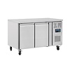 Polar U-Series Double-Door Counter Refrigerator 282L – Professional Stainless Steel Worktop Refrigerator