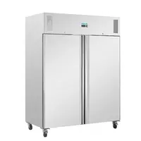 Polar U-Serie Doppeltür-Kühlschrank 1300L – Professioneller Edelstahl-GN-2/1-Kühlschrank