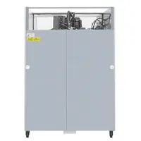 Polar U-Serie Doppeltür-Kühlschrank 1300L – Professioneller Edelstahl-GN-2/1-Kühlschrank