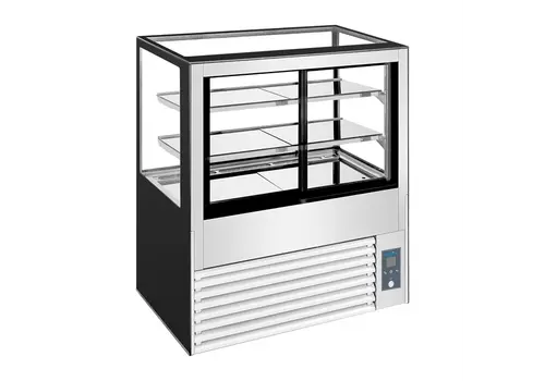  HorecaTraders Deli display koelkast | 285L |  900mm | professionele koelvitrine | B 