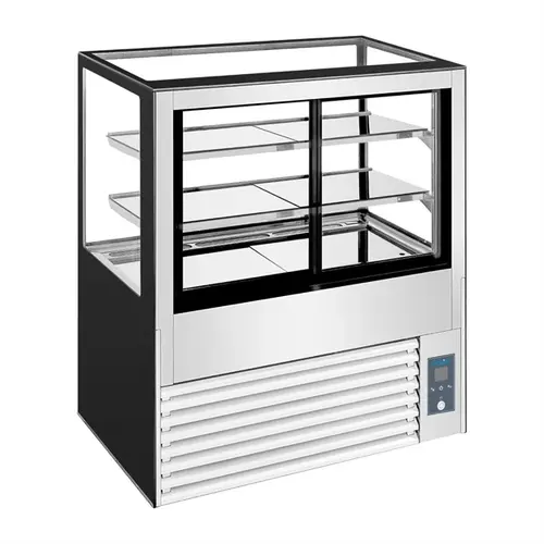  HorecaTraders Kühlvitrine für Feinkost | 285 l | 900 mm | Professionelle Kühlvitrine | B 
