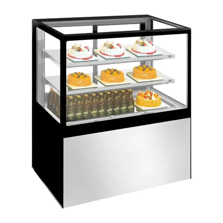Polar U-Series Kühlvitrine für Feinkost, 285 l – 900 mm, professionelle Kühlvitrine