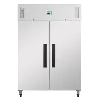 Polar U-Series Double Upright Freezer 1300L – Professional Stainless Steel Freezer with Double Door