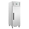 HorecaTraders Gewerblicher 1-türiger Gefrierschrank | Standgerät | Edelstahl | 600 l | Professioneller GN 2/1-Gefrierschrank