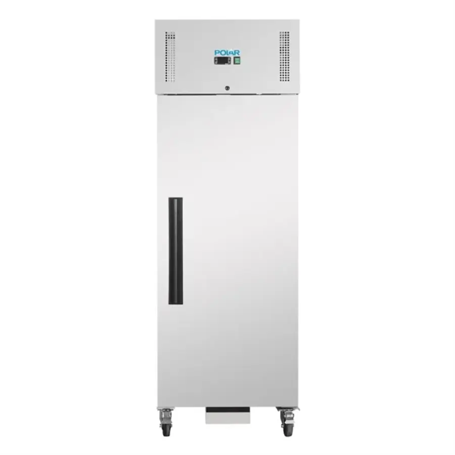 Commercial 1-door freezer | Upright | Stainless steel | 600L | Professional GN 2/1 freezer