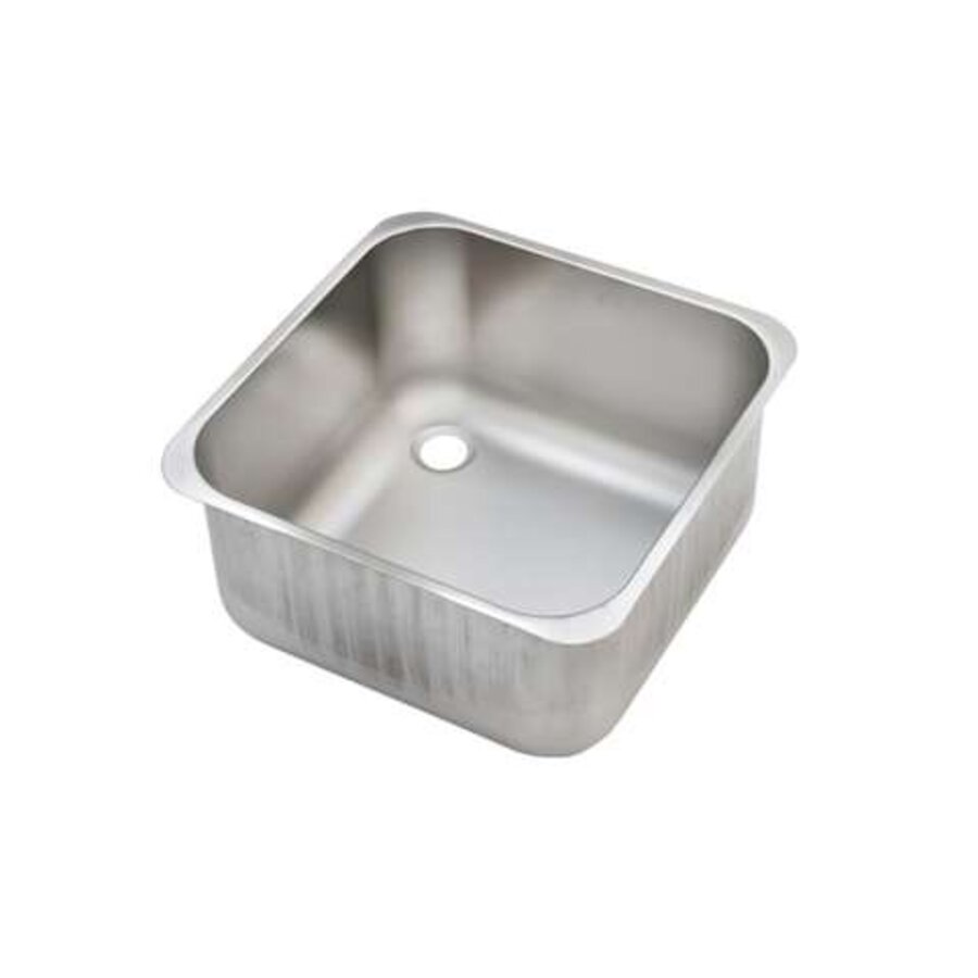 Edelstahlspüle | Ohne Überlauf | L 450 x B 450 x H 250 mm