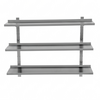 HorecaTraders Stainless Steel Wall Shelf | Including Brackets | D 400 x W 1400 x H1000 mm