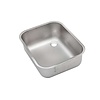 HorecaTraders RVS Spoelbak | Rechts | Zonder Overloop | L500 x B400 x H200 mm
