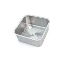 Stainless steel weld-in sink | Couded Scotch Brite | 400x400x300mm