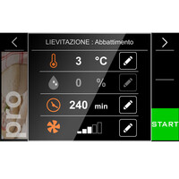 Tisch-Schockgefriergerät, Touchscreen, 6x GN1/1 (20-12 kg)